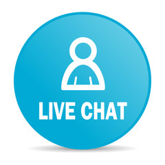 live chat internet icon