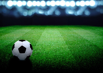 soccer field and the bright lights © twobee