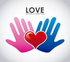 Fototapeta premium heart design