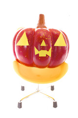 Obraz premium 赤カボチャハロウィン