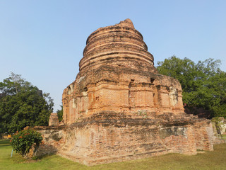 Fototapeta na wymiar Wat Yai Chai Mongkhon, Ayuthaya Province Thailand