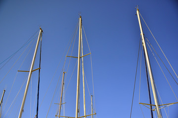 Yacht masts