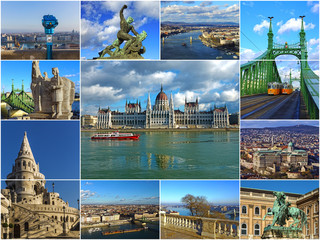Budapest, Hungary (collage)