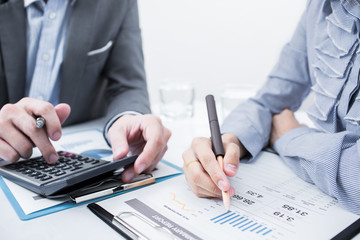 Business people discussing during a meeting