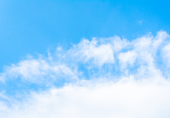Plakat white cloud and blue sky background image