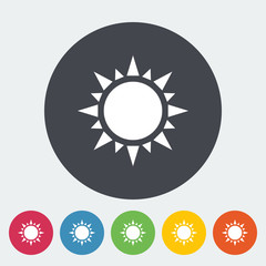 Sun flat icon