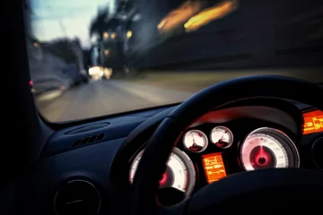 Photo sur Plexiglas Voitures rapides driving fast sports car