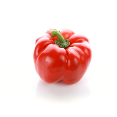 pepper on white background