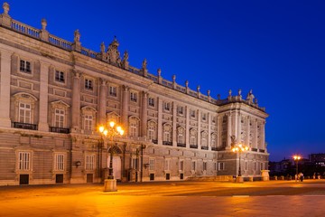 Royal Palace at Madrid Spain