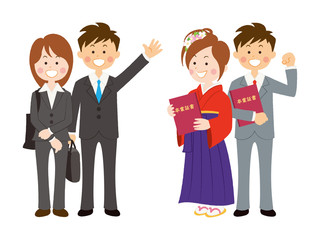 大学・専門学校・社会人_イラスト