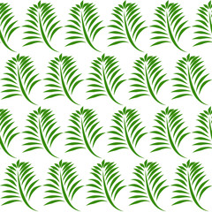 Green leaves nature pattern background