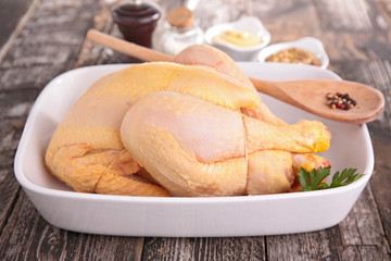 raw chicken