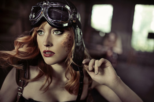 Portrait of the fabulous airwoman