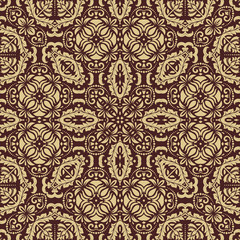 Orient Seamless  Pattern. Abstract Background