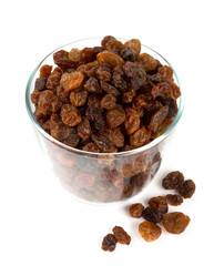 raisins isolated on white