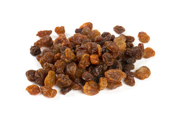 raisins isolated on white