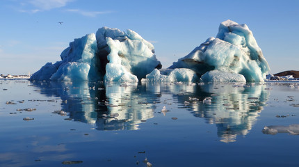 melting iceberg