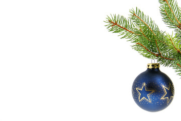 Christmas ball with copyspace