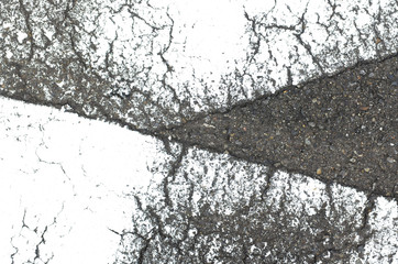 路上のペイント