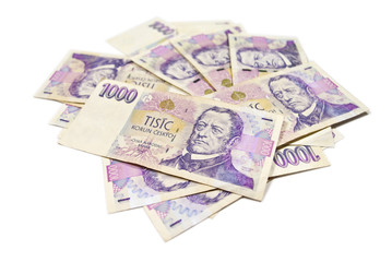 Obraz na płótnie Canvas stack of paper money