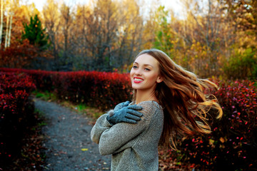 woman in the park