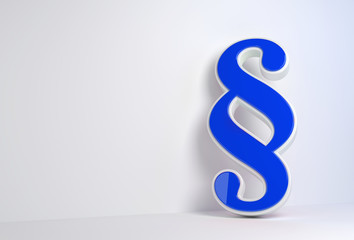 3d  blue paragraph background