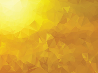 yellow abstract background composition of triangles