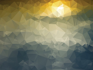 Abstract background with the motif of the sunset