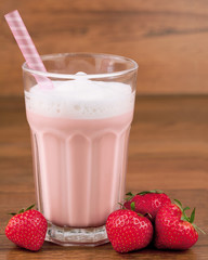 Erdbeeren Milchshake