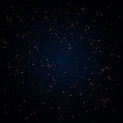 Abstract background with twinkling stars vintage