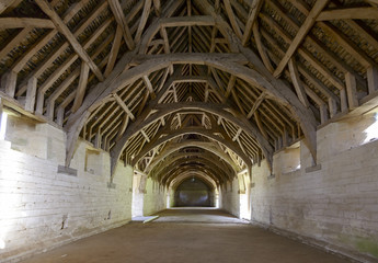 medieval barn interior, Bradford on Avon © hal_pand_108