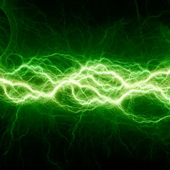 Fantasy green lightning