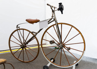 Fototapeta na wymiar Retro Boneshaker Bicycles