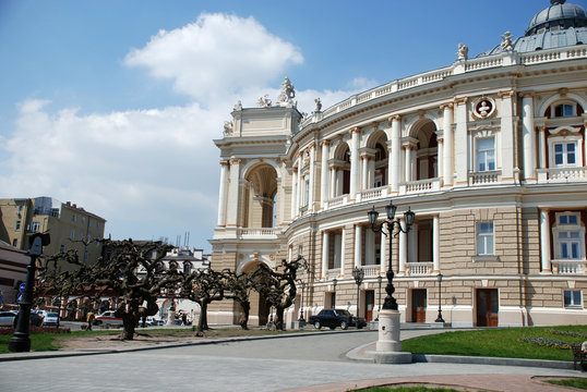 Opera and ballet theater in Odessa, Ukraine