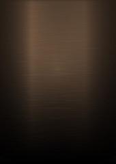 Brushed copper metallic vertical background