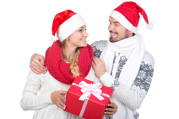 Christmas couple