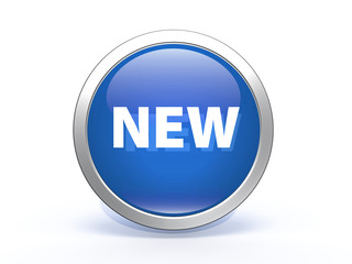 New circular icon on white background