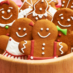 Christmas gingerbread cookies