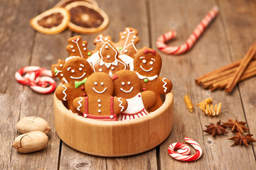 Christmas gingerbread cookies