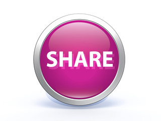 share circular icon on white background