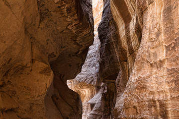 canyon Petra, Jordan,