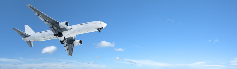 Jet in flight