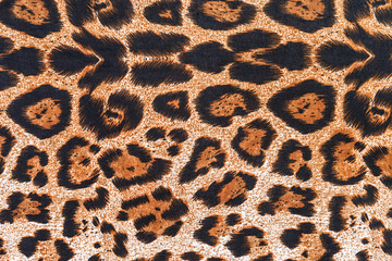 texture of fabric striped leopard - 71319451