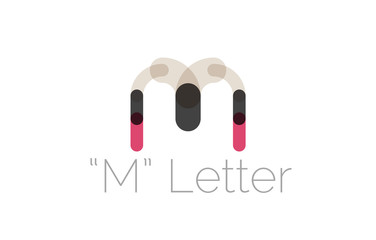 Minimal font or letter logo design