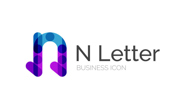 Minimal font or letter logo design