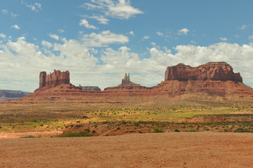 Fototapeta na wymiar View of the Monument Valley