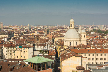 Fototapeta na wymiar Turin, view from above