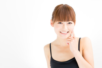 Fototapeta premium attractive asian woman beauty image