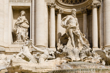 Trevi fountain, Rome, Italy