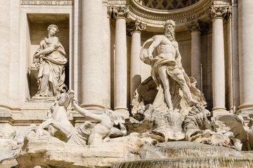 Fototapete Rund Trevi fountain, Rome, Italy © Nicodape